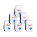 Shmshng - lot de 6 rpulsifs  ultrasons pour insectes nuisibles lectroniques et ultrasons