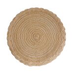 Lot de 6 sets table dessous tapis, tapis tiss rsistant  la chaleur, polyester, lavable antidrapant ...