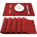Jn. songs - lot de 6 sets de tables lavables set de table r�sistants chaleur antid�rapants pour table ...