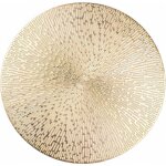 Lot de 6 sets de table ronds en vinyle métallisé doré creux de 38 cm, lavables, faciles à nettoyer, antidérapa ... Lot de 6 sets de table ronds en vinyle métallisé doré creux de 38 cm, lavables, faciles à nettoyer, antidérapa ...