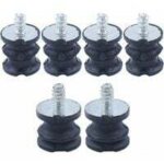 Lot de 6 supports de tampon isolants pour husqvarna 268 272 61 266 jonsered 625 630 670 Lot de 6 supports de tampon isolants pour husqvarna 268 272 61 266 jonsered 625 630 670