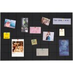 Lot de 6 tableaux d'affichage en li�ge avec 1 bo�te d'aiguilles, 30 x 30 cm, tableau mural autocollant ...