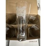 Lot de 6 verres � bi�re 1664 - 33 cl - mod�le sign� j�r�me hatt - neufs