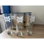 Lot de 6 verres � bi�re 1664 - 50 cl - mod�le sign� j�r�me hatt - neufs