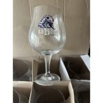 Lot de 6 verres � bi�re la b�te - 50 cl - mod�le clair - neufs