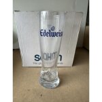 Lot de 6 verres � bi�re edelweiss - 25 cl - mod�le imprim� - neufs