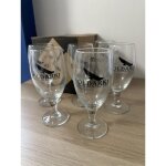 Lot de 6 verres � bi�re oldarki basque - 25 cl - d�cor noir - neufs