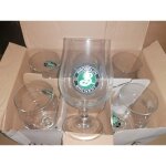 Lot de 6 verres brooklyn brewery - verres tulipe 25 cl - mod�le officiel