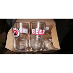 Lot de 6 verres camden - 50 cl - verres � bi�re neufs