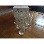 Lot de 6 verres kronenbourg - verres � bi�re 25 cl - mod�le officiel