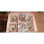 Lot de 6 verres la moinette - verres � bi�re 25 cl - rare