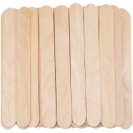 Lot de 600 btonnets de glace en bois, spatules en bois, loisirs cratifs, btonnets en bois pour travaux ...