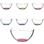 Lot de 7 saladiers 6 x 12 cm + 1 x 21 cm color� vira lav