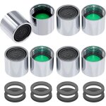 Lot de 8 a�rateurs m18 pour robinets ? �conomiseur d?eau avec joints pour cuisine et salle de bain, compatible ...