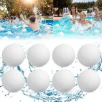 Lot de 8 balles en mousse pour spa, absorbeurs de mousse pour piscine, �ponges absorbant l'huile et accessoire ...