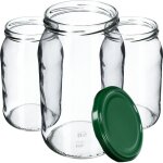 Kadax - lot de 8 bocaux de conservation en verre pour couvercle � visser - 900 ml - pour confiture, conservati ...
