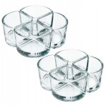 Lot de 8 bols en verre transparent de qualit suprieure pour noix, glace, sauces, desserts et olives ...