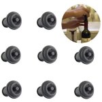 Lot de 8 bouchons � vide pour bouteilles de vin, bouchons r�utilisables, bouchons en silicone pour pompe ...