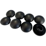 Lot de 8 capuchons de poteaux noir 25mm pour trampoline Lot de 8 capuchons de poteaux noir 25mm pour trampoline