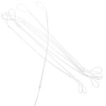 Lot de 8 cordons noirs pour stylet, porte - cls, cordon de tlphone, cordon de poignet, cordon anti ...