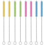 Lot de 8 goupillons extra longs pour nettoyer facilement les bouteilles, les pailles, les th�i�res et ...