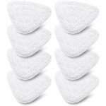 Lot de 8 housses de rechange pour nettoyeur � vapeur vileda steam & vileda steam plus, accessoire balai ...