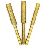 Lot de 8 mches de trononneuse, affteuse diamante plaque titane, lime lectrique haute duret - eosnow ...