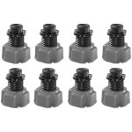 Lot de 8 pieds niv'eau r�glable pour receveur de douche - wirquin
