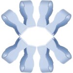 Lot de 8 pinces antidrapantes pour housse de couette, sans aiguille, pour draps de lit, fixation multi ...