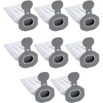 Lot de 8 sacs d'aspirateur fp7 pour vorwerk, sacs d'aspirateur compatibles avec vorwerk kobold vk7 fp7, ...