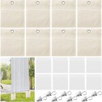 Lot de 8 sacs de poids pour rideaux ext�rieurs, sacs de poids portables pour tonnelle, avec pinces en ...