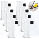 Lot de 8 serpillres de rechange pour nettoyeu vapeu krcher easyfix sc1 / sc2 / sc3 / sc4 / sc5 - lavables ...