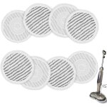 Lot de 8 tampons de rechange pour balai vapeur shark s7001 s8001 s8201 s7201 s7000amz s7000 s7005 s7020 ...