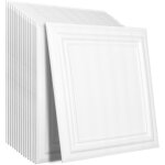 Lot de 96 dalles de plafond suspendu 50, 8 x 50, 8 cm, feuilles de polystyrène de qualité supérieure, ... Lot de 96 dalles de plafond suspendu 50, 8 x 50, 8 cm, feuilles de polystyrène de qualité supérieure, ...