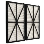 Lot de filtres pour robot tiger shark - rcx70101pak2 - noir - 2 panneaux