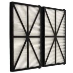 Lot de filtres pour robot tiger shark - rcx70101pak2 - noir - 2 panneaux