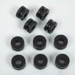 Lot silentbloc radiateur caoutchouc pour moto honda cr 80 r