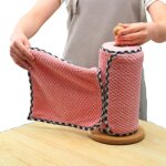 Lot de torchons de cuisine 2021, torchons de haute qualit� en velours corail, super absorbants, antiadh�sifs, ...