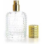 Lot de vaporisateurs vides rechargeables en verre transparent de 50 ml avec entonnoir de remplissage ...