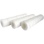 Lot de 3 cartouches filtrante anti - s�diments bobin�e 20 microns - taille standard 10 , pour filtrer ...