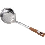 Louche �paisse en acier inoxydable avec long manche pour une cuisson et une p�tisserie en toute s�curit�, ...