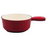 Louche en fonte �maill�e de haute qualit�, grande capacit�, compatible avec les plaques � induction et ...