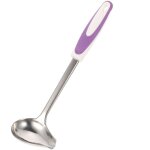 Louche  soupe en acier inoxydable avec bec verseur ustensile de cuisine
