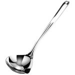Louche  soupe  long manche en acier inoxydable rsistant aux brlures, filtre  huile, cumoire, cuillre, ...