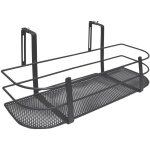 Support plantes et aromatiques pour balcon fixations rglables 60 x 28 x 26 cm anthracite