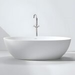 Lounge 180 - baignoire ilot en solid surface 178 x 87 x 52(h) cm