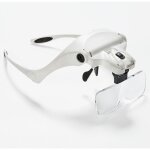 Loupe eclairante frontale pour lecture, tous les travaux de prcision, rparations, couture, bijoux, ...