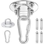 Lourds crochet ?de plafond, 450kg capacit� acier inoxydable hamac � suspendre kit 180�rotation pour b�ton ...