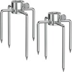 Lourds duty viande aiguilles fourchette brochettes pour bbq rtisserie broche, acier inoxydable, diamtre ...