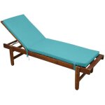 Coussin de bain de soleil 60x190x4 cm aqua